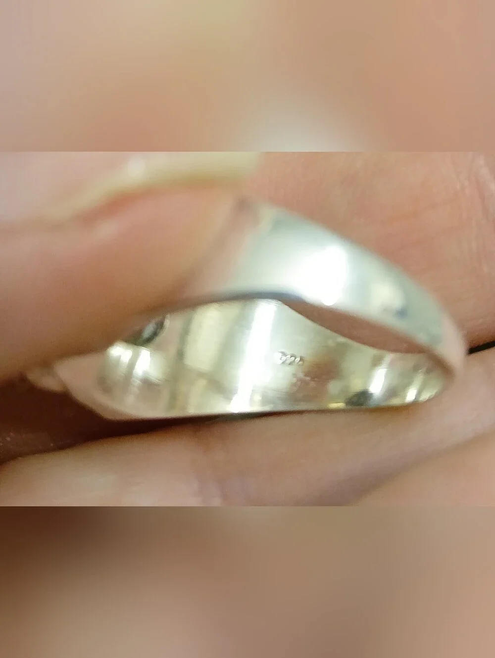 New Men's Labradorite 925 Silver Ring.